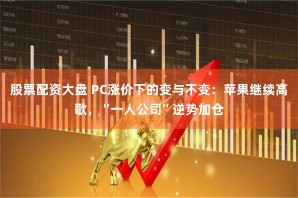 股票配资大盘 PC涨价下的变与不变：苹果继续高歌，“一人公司”逆势加仓